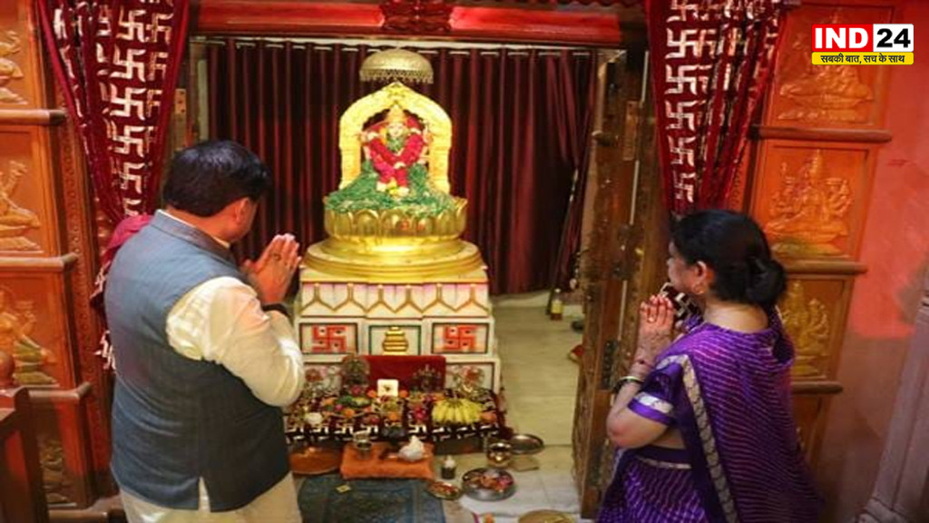 मुख्यमंत्री डॉ. मोहन यादव पहुंचे ओंकारेश्वर, किए त्रिपुरबाला सुंदरी मंदिर में दर्शन
