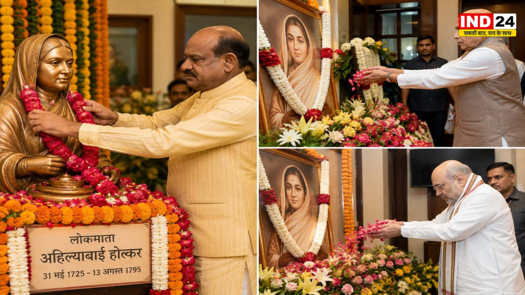 लोकमाता अहिल्याबाई होल्कर की पुण्यतिथि पर नेताओं ने किया नमन, सुशासन और नारी शक्ति को किया याद
