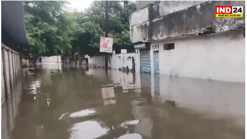 रीवा में बाढ़ के हालात: BJP विधायक का घर जलमग्न, 24 घंटे परिवार समेत दूसरी मंजिल पर फंसे रहे विधायक 