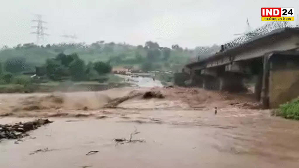 मध्यप्रदेश में भारी बारिश से बिगड़े हालात, सिंगरौली में पति-पत्नी बहे, बाणसागर डैम के 6 गेट खोले गए