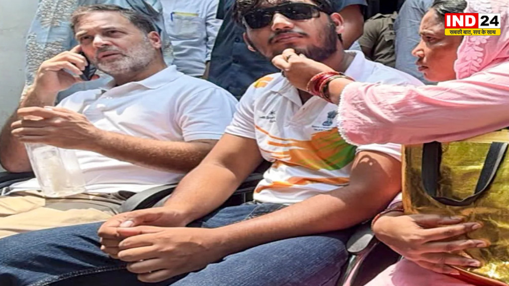 थाने के बाहर राहुल गांधी का धरना, FIR पर अड़े, जेपी नड्डा बोले- ‘वंदे मातरम से ध्यान भटकाने की कोशिश’