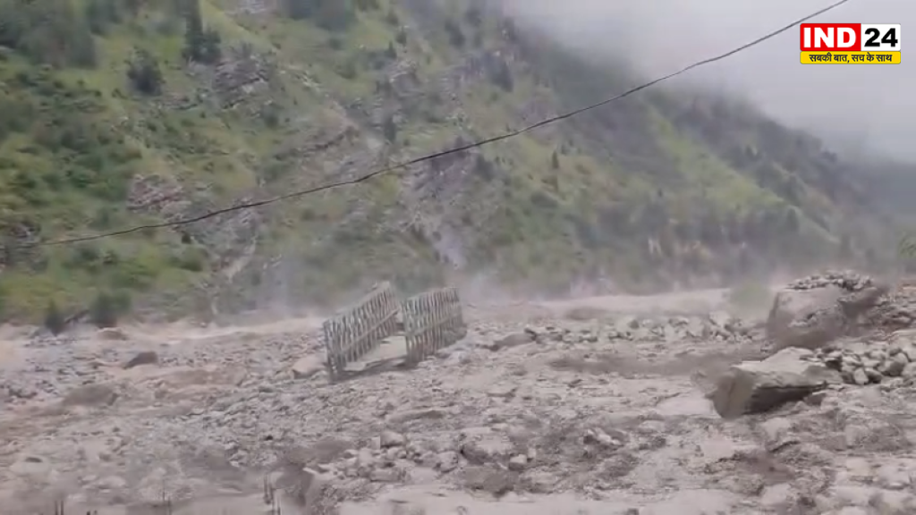 चमोली की नीति घाटी में भारी बारिश का कहर, तमक नाले में बहा वैली ब्रिज; एक व्यक्ति और कई वाहन बहे