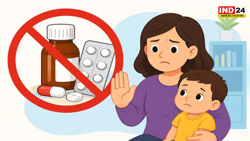 4 साल से कम उम्र के बच्चों के लिए कुछ सर्दी-जुकाम वाली दवाओं पर रोक, केंद्र सरकार का बड़ा फैसला