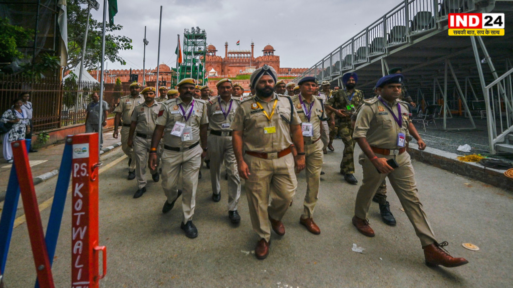 आजादी के जश्न पर अभेद सुरक्षा कवच: लाल किले के आसपास हाई अलर्ट, हर गतिविधि पर रहेगी एआई की पैनी नजर