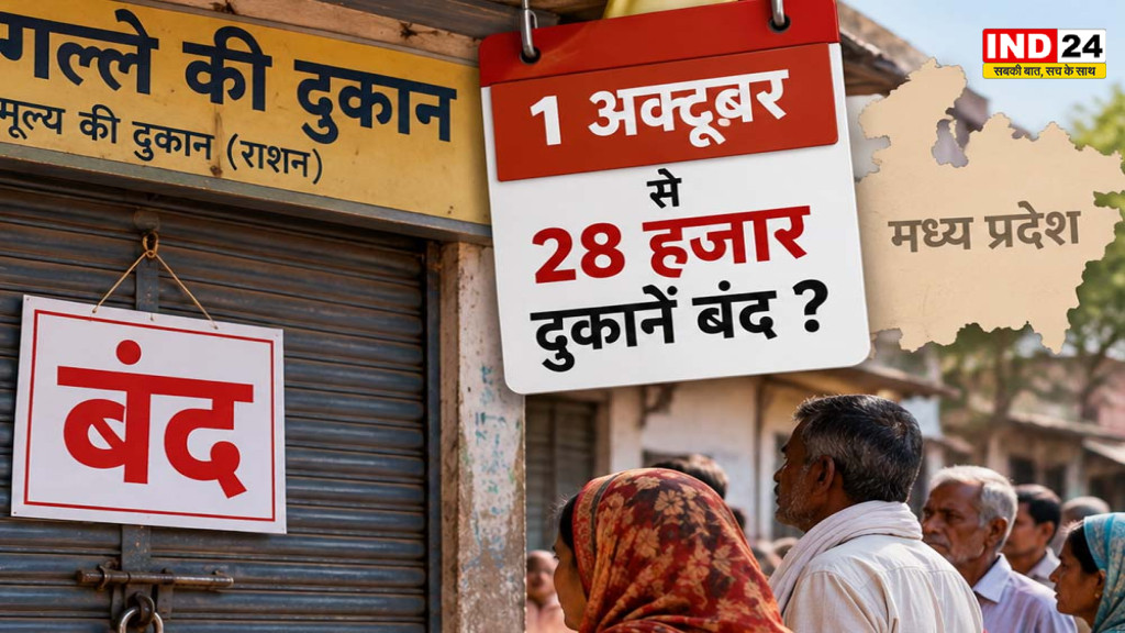 MP Ration Shops Strike: 1 अक्टूबर से 28 हजार राशन दुकानें बंद! विक्रेताओं की 5 बड़ी मांगें