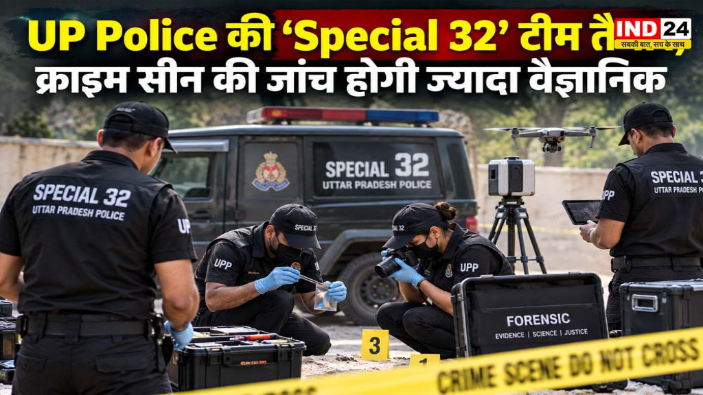 UP Police: अपराध जांच को वैज्ञानिक बनाएगी ‘स्पेशल 32’ टीम, फोरेंसिक और क्राइम सीन मैनेजमेंट की खास ट्रेनिंग