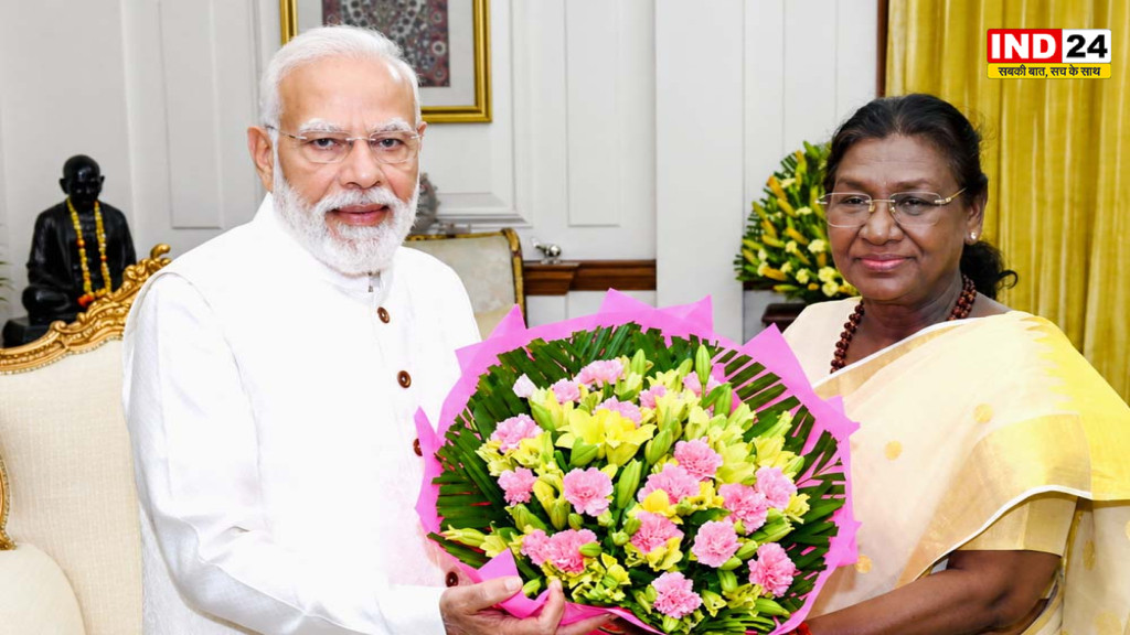 पीएम मोदी के 76वें जन्मदिन पर राष्ट्रपति मुर्मु ने दी बधाई, सुशासन और समावेशी विकास के प्रयासों को सराहा