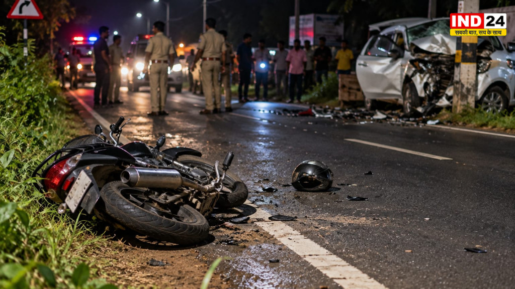 त्रिशूर में फोन उठाने के लिए रोकी बाइक, तेज रफ्तार कार ने कुचला; दंपती और 3 साल के बच्चे की मौत