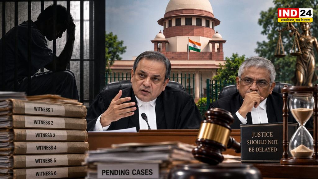 साढ़े आठ साल जेल, सिर्फ 6 गवाहों की गवाही; सुप्रीम कोर्ट ने ट्रायल की धीमी रफ्तार पर जताया ‘शॉक’, 6 महीने में केस खत्म करने का आदेश