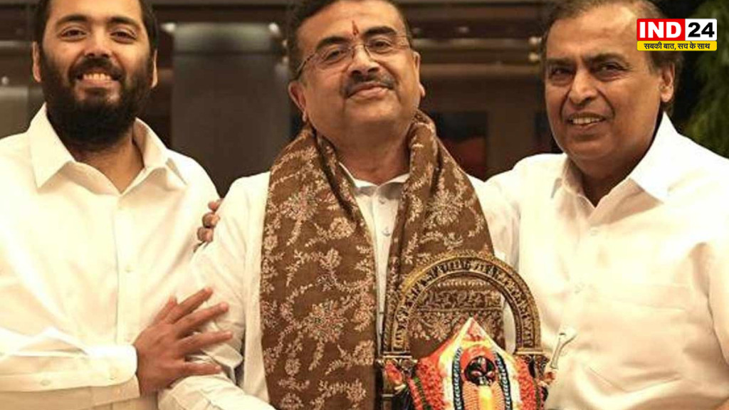 उद्योगों की राह पर बंगाल, एंटीलिया में रिलायंस चेयरमैन मुकेश अंबानी से मिले सीएम सुवेंदु अधिकारी, गुजरात के बाद बंगाल में खुल सकती है वंतारा की नई शाखा