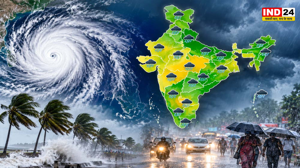 Weather Update: चक्रवात अर्नब का असर, 22 राज्यों में बारिश का अलर्ट; ओडिशा-आंध्र में तबाही