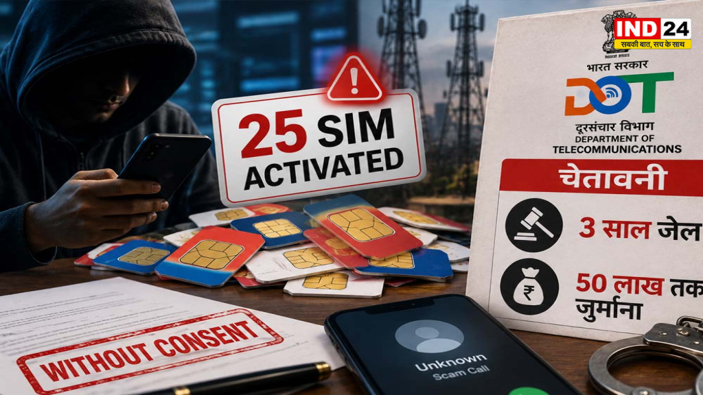SIM Card Fraud: बिना सहमति 25 SIM एक्टिवेट, DoT की चेतावनी- 3 साल जेल और 50 लाख तक जुर्माना