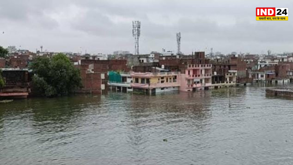 प्रयागराज में बाढ़ का खतरा गहराया, गंगा-यमुना के जलस्तर में तेज बढ़ोतरी; निचले इलाकों में घुसा पानी