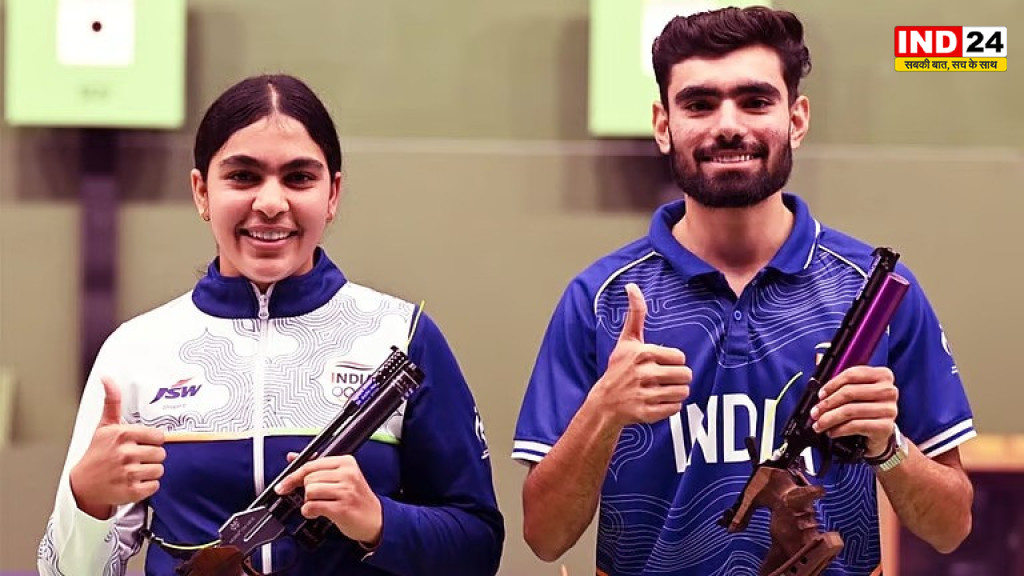 Asian Games 2026, 10 मीटर एयर पिस्टल मिक्स्ड टीम में सुरुचि और कमलजीत ने जीता गोल्ड, बनाया नया एशियाई रिकॉर्ड