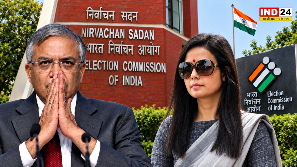 मुख्य चुनाव आयुक्त ज्ञानेश कुमार के खिलाफ शिकायत, TMC सांसद महुआ मोइत्रा ने लगाया मतदाता सूची में धांधली और एकतरफा फैसलों का आरोप