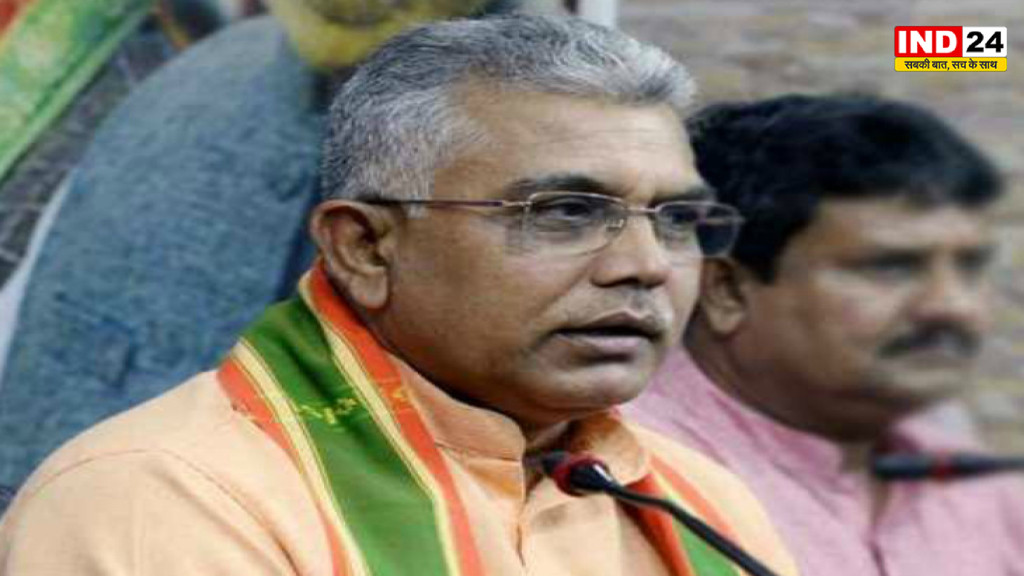 कैमक स्ट्रीट स्थित अभिषेक बनर्जी के दफ्तर में दमकल की जांच पर दिलीप घोष का तंज, बोले- अब हिसाब देना होगा