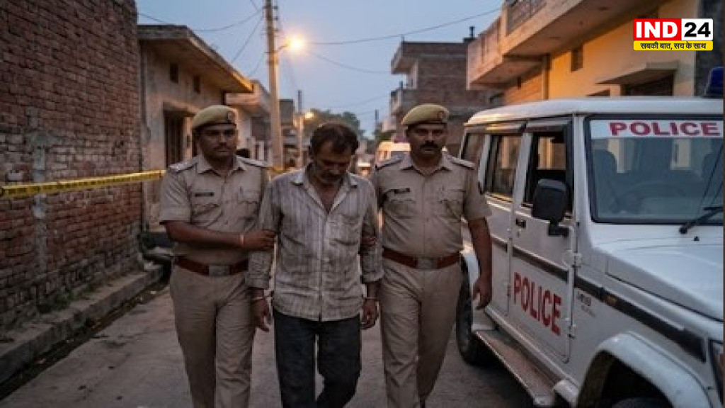नशे में पिता ने पत्नी और बच्चों को पीटा, डंडे की चोट से 6 साल की बेटी की मौत; आरोपी हिरासत में