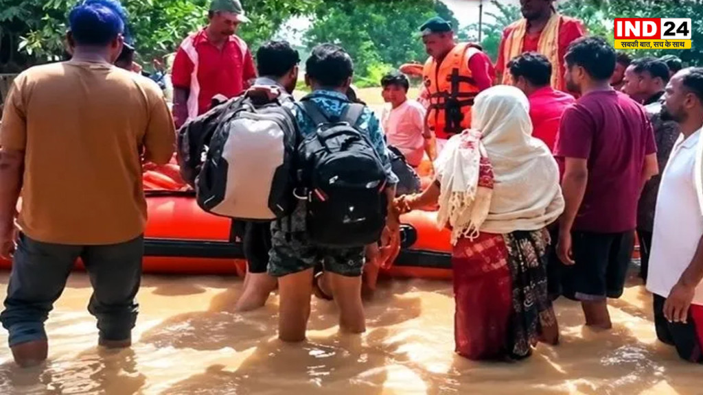 रायपुर में बाढ़ जैसे हालात, 300 से ज्यादा लोग फंसे, NDRF-SDRF ने चलाया रेस्क्यू ऑपरेशन
