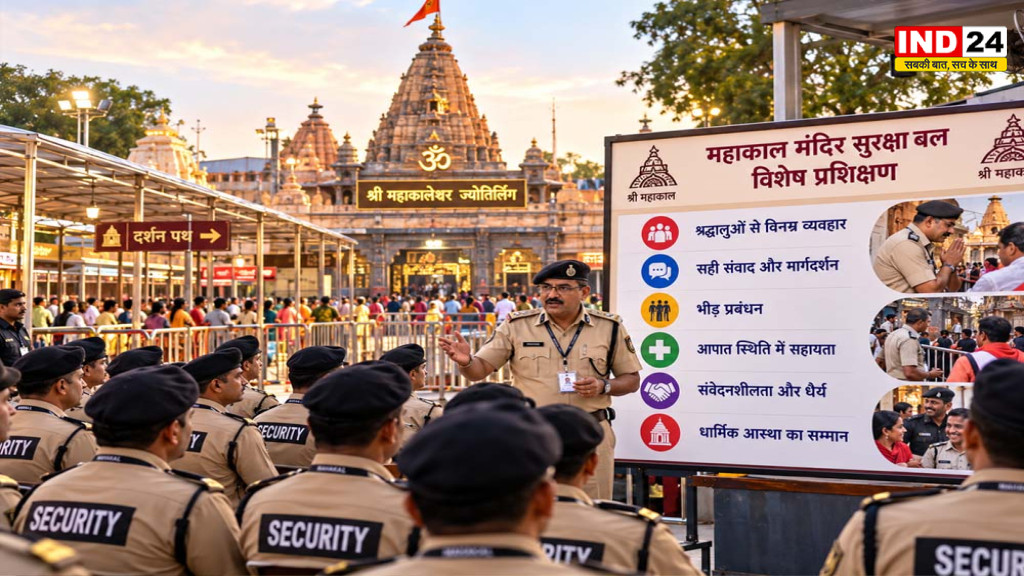 Mahakal Temple: महाकाल मंदिर के 800 सुरक्षाकर्मियों को मिलेगी खास ट्रेनिंग, श्रद्धालुओं से व्यवहार पर फोकस