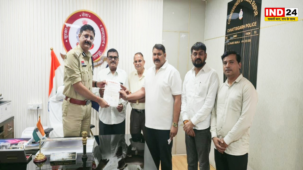 रायपुर : गुढ़ियारी थाना प्रभारी से दुर्व्यवहार का मामला गरमाया, साहू संघ ने पुलिस कमिश्नर से की कार्रवाई की मांग
