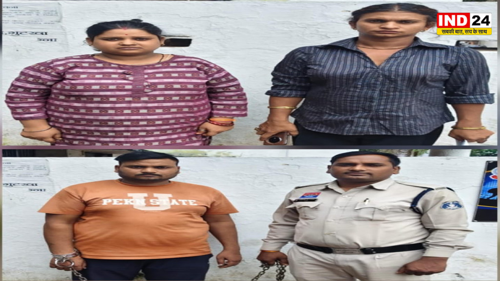 रायपुर : नाबालिग बच्ची को डराकर चोरी करवाने का आरोप, पति-पत्नी गिरफ्तार
