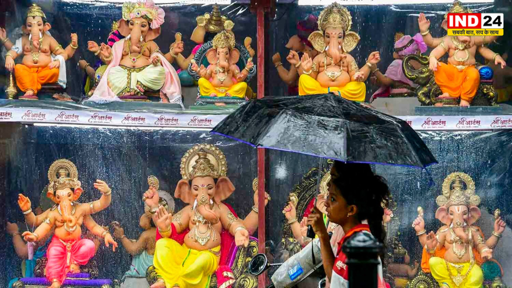 पश्चिम बंगाल में गणेश चतुर्थी पर मौसम का मिजाज बदला, पूरे राज्य में बारिश के आसार, उत्तर बंगाल के लिए येलो अलर्ट जारी