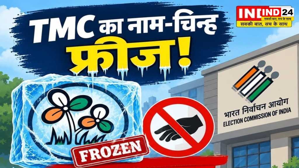 TMC का नाम-चिन्ह फ्रीज, उपचुनाव में इस्तेमाल पर EC की रोक
