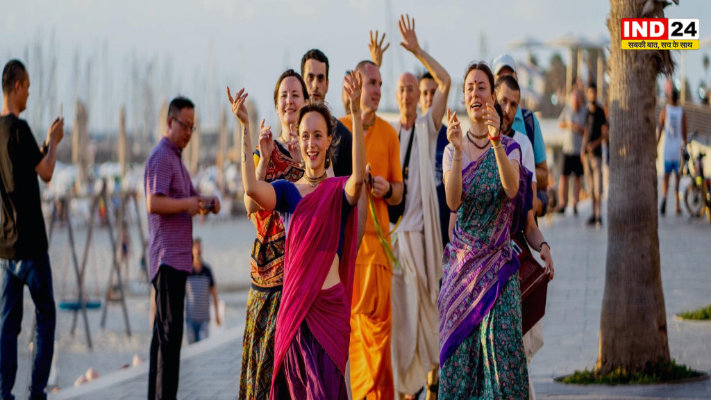 इजरायल में कृष्ण भक्ति का रंग, यहूदी समुदाय ने नाच-गाकर मनाई जन्माष्टमी, 108 व्यंजनों से सजा प्रसाद