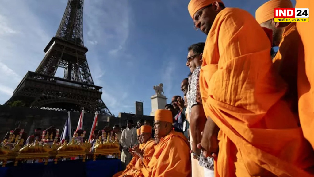 पेरिस, एफिल टावर में BAPS प्रतिनिधिमंडल के दौरे पर बड़ा विवाद, महिला कर्मचारियों को हटाने के विरोध में बंद हुआ टावर