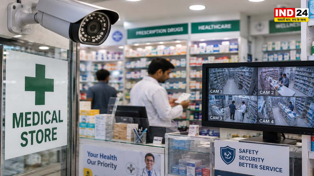 मेडिकल स्टोर पर CCTV अनिवार्य करने की तैयारी, शेड्यूल H, H1 और X दवाओं की बिक्री पर होगी नजर