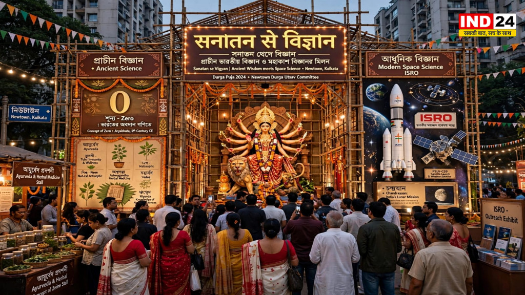दो साल बाद फिर सजेगा न्यूटाउन का सनातनी दुर्गोत्सव, ‘सनातन से विज्ञान’ होगी इस बार की थीम