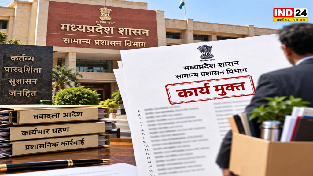 MP News: तबादले के बाद ज्वाइन नहीं करने वाले 17 प्रशासनिक अधिकारियों पर कार्रवाई, एकतरफा किया कार्यमुक्त