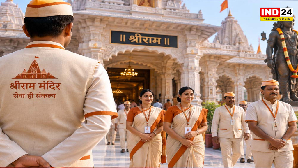 श्रीराम मंदिर के कर्मचारियों के लिए भी लागू होगा ड्रेस कोड, नई कर्मचारी नीति की तैयारी