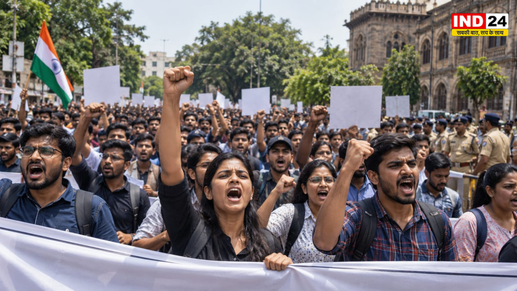 MPSC Paper Leak Protest Pune: पेपर लीक और भर्ती में गड़बड़ी के खिलाफ छात्रों का ‘आक्रोश मोर्चा’, चेयरमैन के इस्तीफे की मांग