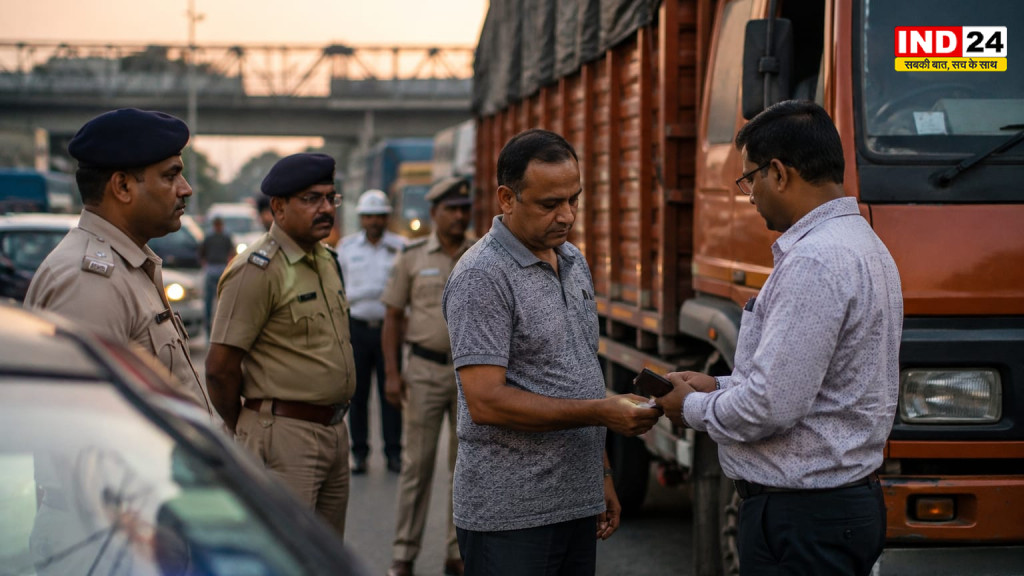 नो-एंट्री में ट्रकों से अवैध वसूली का आरोप, ACB के ट्रैप में हावड़ा का संजीब गिरफ्तार; ट्रैफिक पुलिस की भूमिका भी जांच के घेरे में
