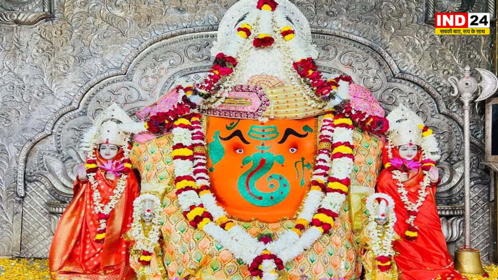 Khajrana Ganesh 2026: 7 करोड़ के गहनों से सजे खजराना गणेश, सवा लाख मोदकों का लगेगा महाभोग