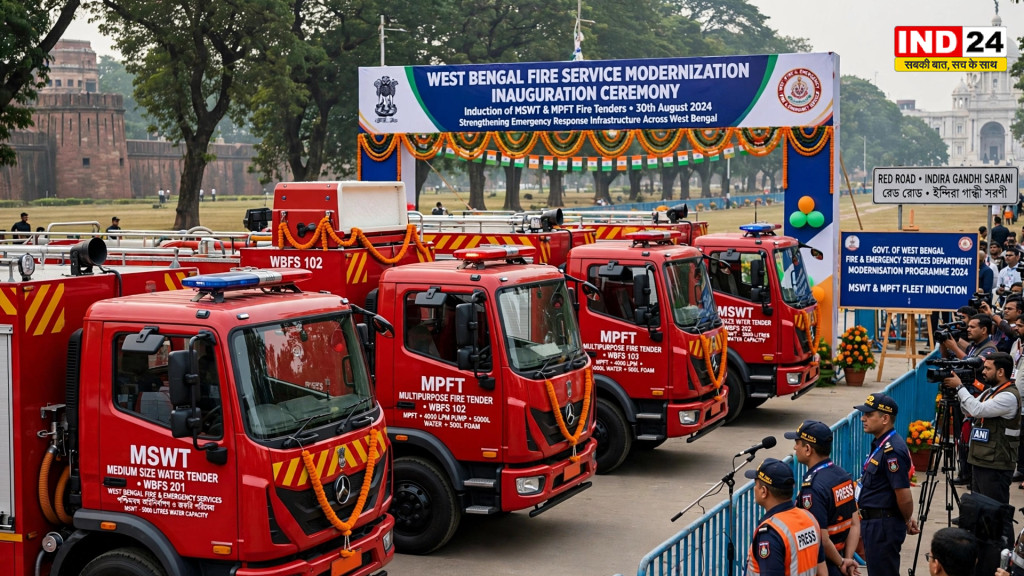 पश्चिम बंगाल की दमकल सेवा होगी और आधुनिक, बेड़े में शामिल होंगे 226 नए फायर टेंडर