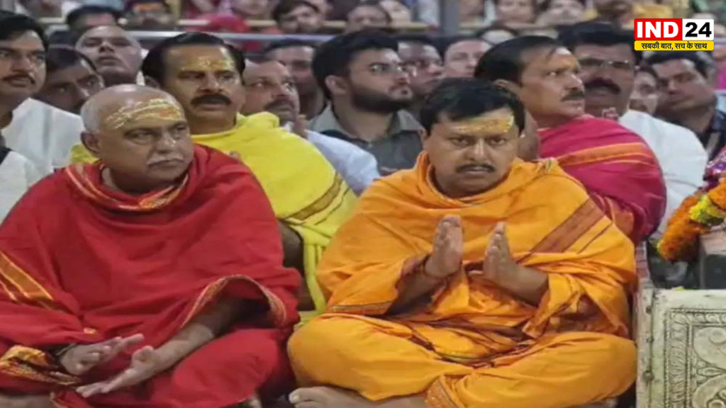 नितिन नवीन और हेमंत खंडेलवाल ने किए महाकाल के दर्शन, भस्म आरती में हुए शामिल