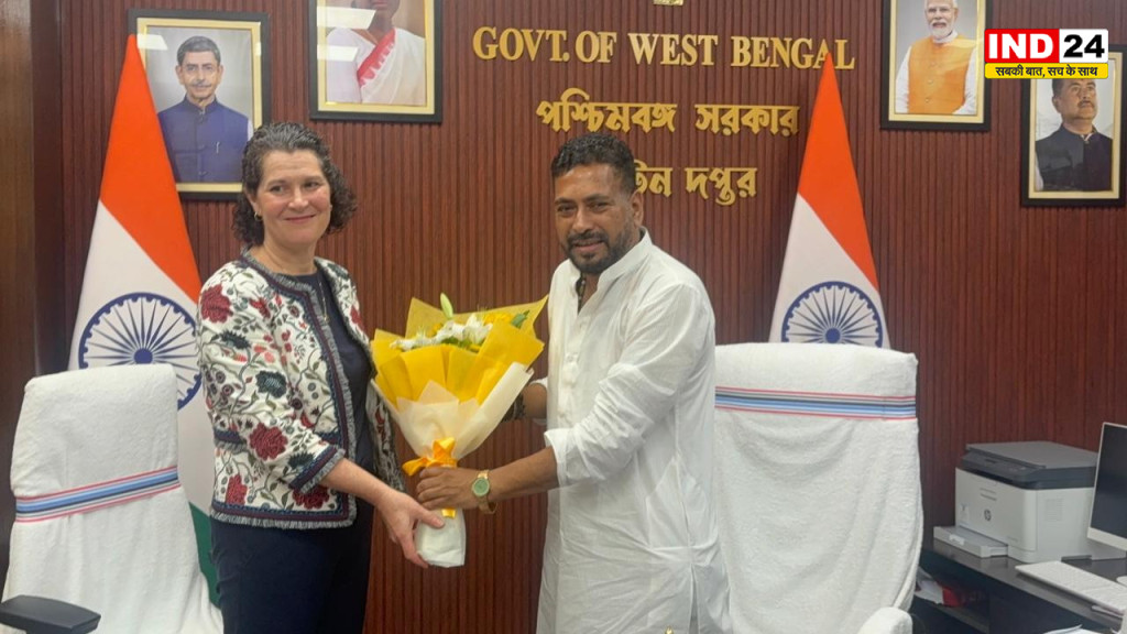अमेरिकी महावाणिज्य दूत ने पश्चिम बंगाल के पर्यटन मंत्री शंकर घोष से की मुलाकात, पर्यटक सुरक्षा और कनेक्टिविटी पर हुई चर्चा