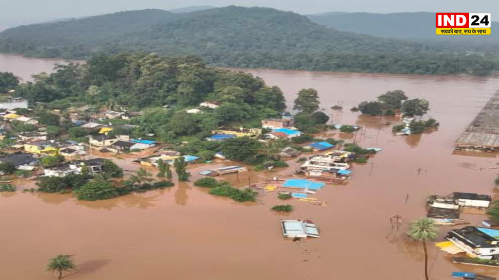महाराष्ट्र के गढ़चिरौली में बाढ़ का कहर, 525 लोगों को सुरक्षित निकाला गया; छत्तीसगढ़ में भी बिगड़े हालात