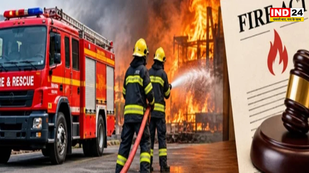 MP Fire Act लागू, झूठी फायर कॉल पर 20 हजार जुर्माना, लापरवाही पर जेल, प्रॉपर्टी टैक्स के साथ लगेगा फायर टैक्स