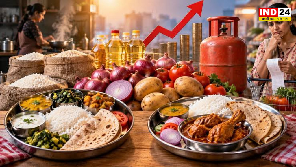 Food Inflation: अगस्त में महंगी हुई घर की थाली, वेज की कीमत 1% और नॉन-वेज 5% बढ़ी