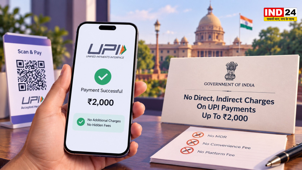 क्या ₹2000 से ऊपर के UPI पेमेंट पर लगेगा चार्ज? केंद्र सरकार ने अधिसूचना जारी कर दूर किया भ्रम