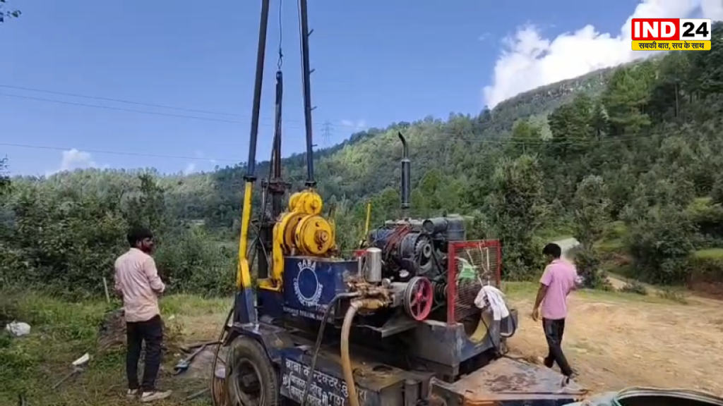 लोहाघाट बाईपास में टनल निर्माण की प्रक्रिया शुरू, 300 फीट तक होगी बोरिंग; मिट्टी के नमूनों की जांच के बाद बढ़ेगा काम