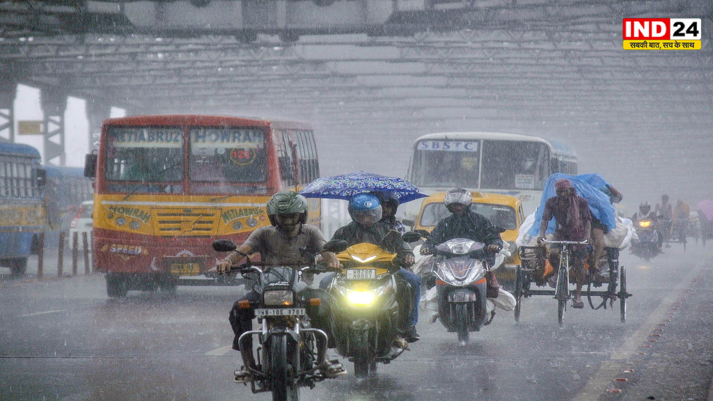 पश्चिम बंगाल के आसमान में फिर काले बादल: बंगाल की खाड़ी में बने लो प्रेशर और संभावित लो प्रेशर एरिया के कारण भारी बारिश की चेतावनी जारी की गई है