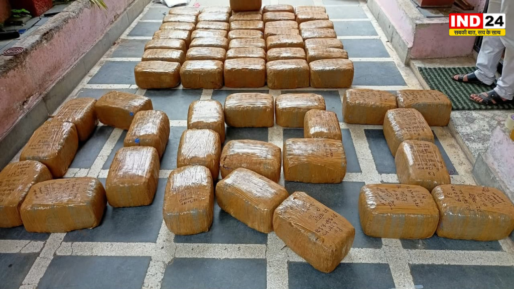 रायपुर में DRI की बड़ी कार्रवाई: 375.95 किलो गांजा जब्त, 4 तस्कर गिरफ्तार