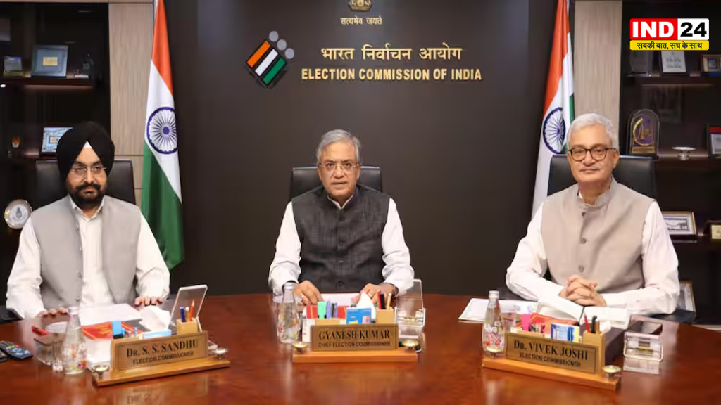 विवादों के बीच EC की बड़ी बैठक, CEC और दोनों चुनाव आयुक्त हुए शामिल, लिए ये बड़े फैसले