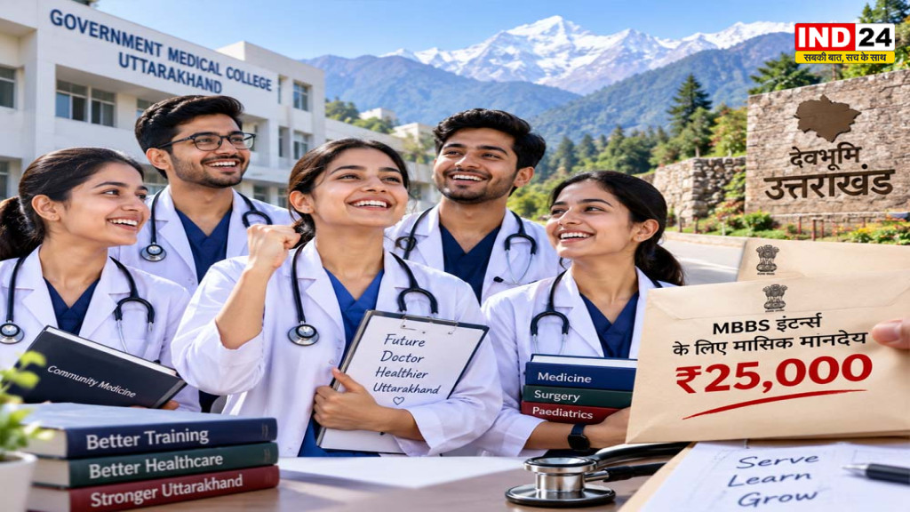 Uttarakhand MBBS Stipend Hike: इंटर्न डॉक्टरों को बड़ी राहत, अब हर महीने मिलेंगे ₹25 हजार