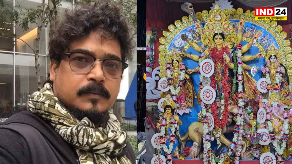 कोलकाता, दुर्गा पूजा के पोस्टर पर मचा बवाल, उस्ताद जाकिर हुसैन के अपमान के आरोपों के बाद क्लब और मूर्तिकार सनातन डिंडा ने मांगी माफी