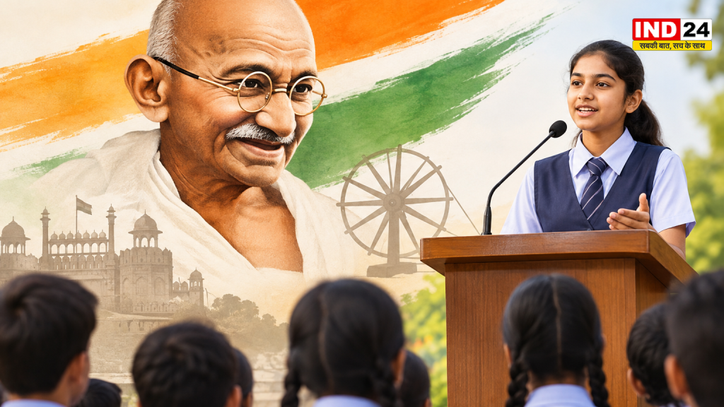 Gandhi Jayanti Speech: स्कूल में भाषण देने के लिए तैयार करें ये 3 दमदार स्पीच, ऐसे करें महात्मा गांधी को याद